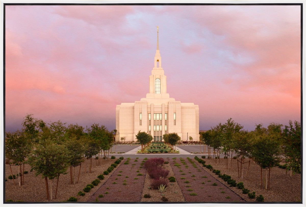 Red Cliffs Utah Glowing Sunset