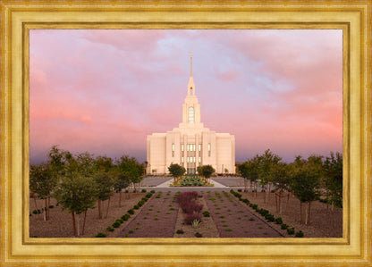 Red Cliffs Utah Glowing Sunset