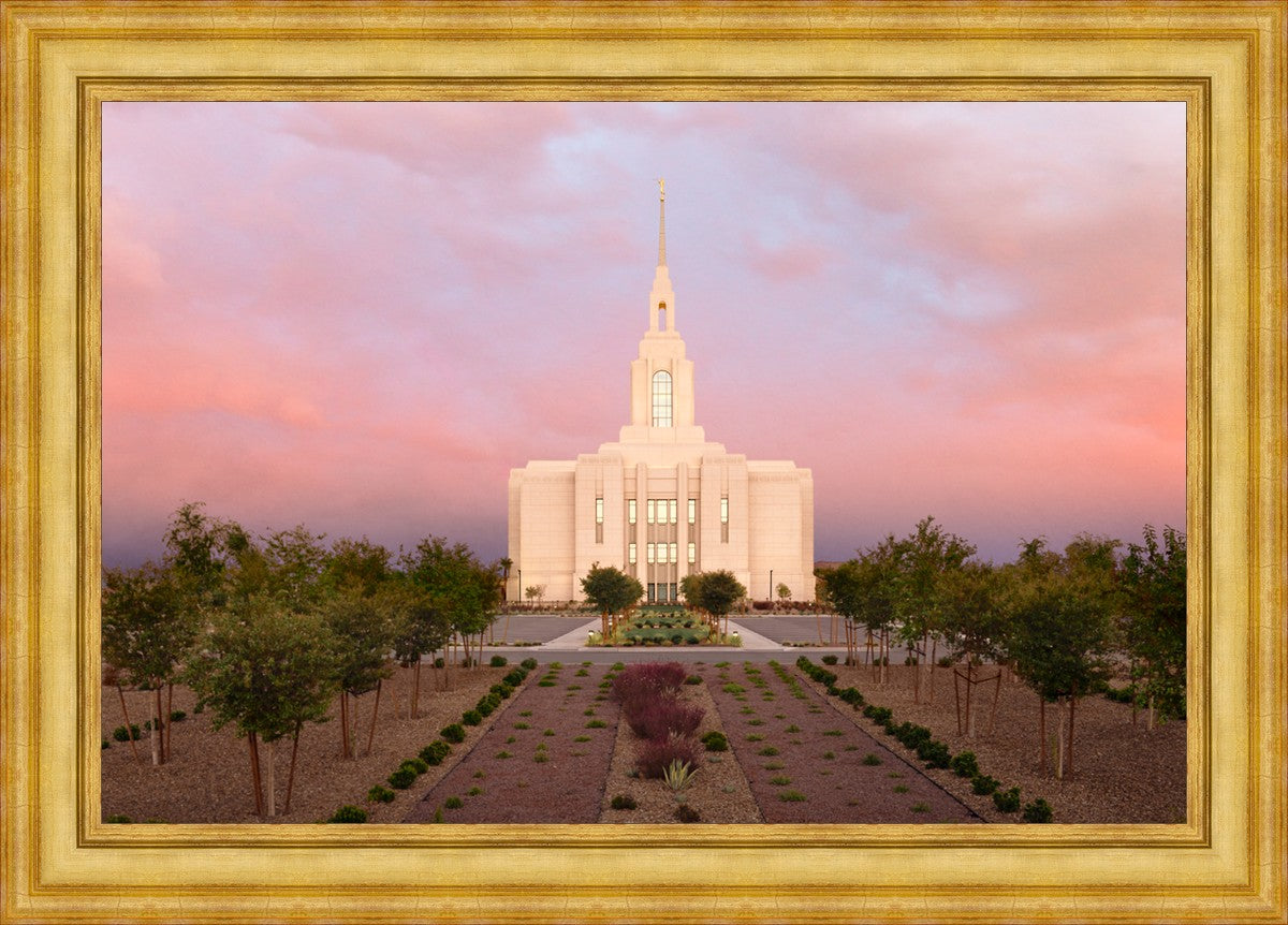 Red Cliffs Utah Glowing Sunset