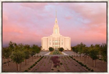 Red Cliffs Utah Glowing Sunset
