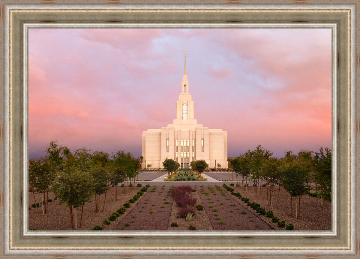 Red Cliffs Utah Glowing Sunset