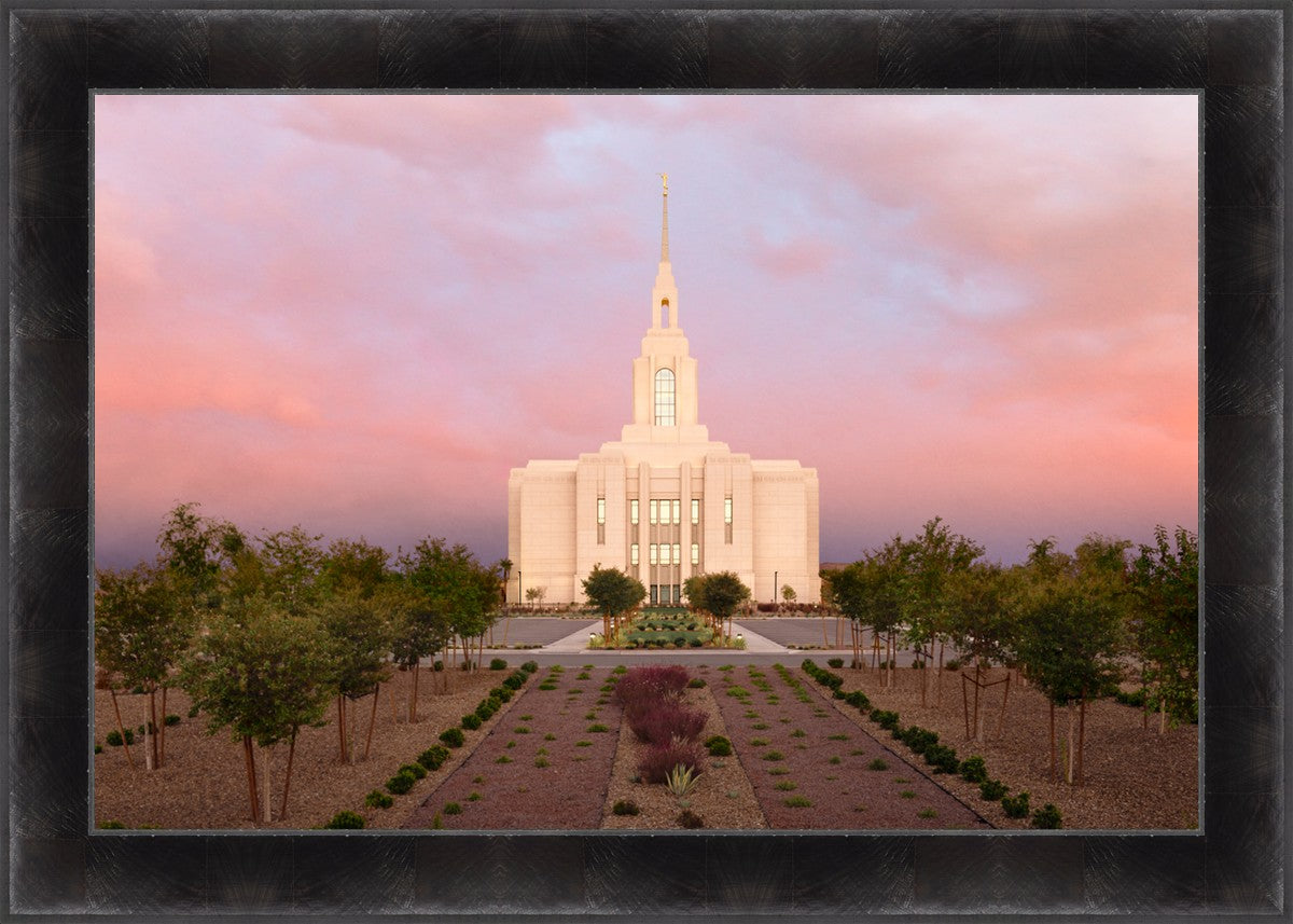 Red Cliffs Utah Glowing Sunset