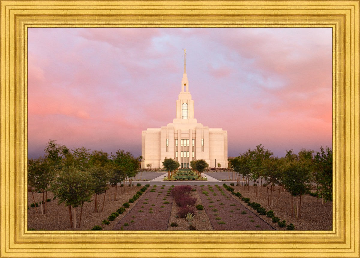 Red Cliffs Utah Glowing Sunset