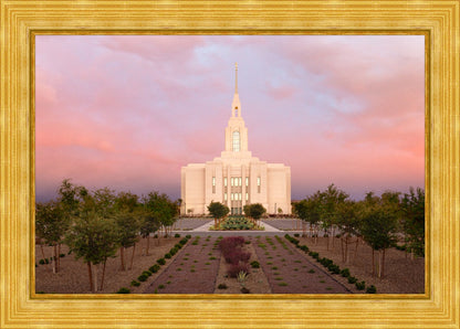 Red Cliffs Utah Glowing Sunset