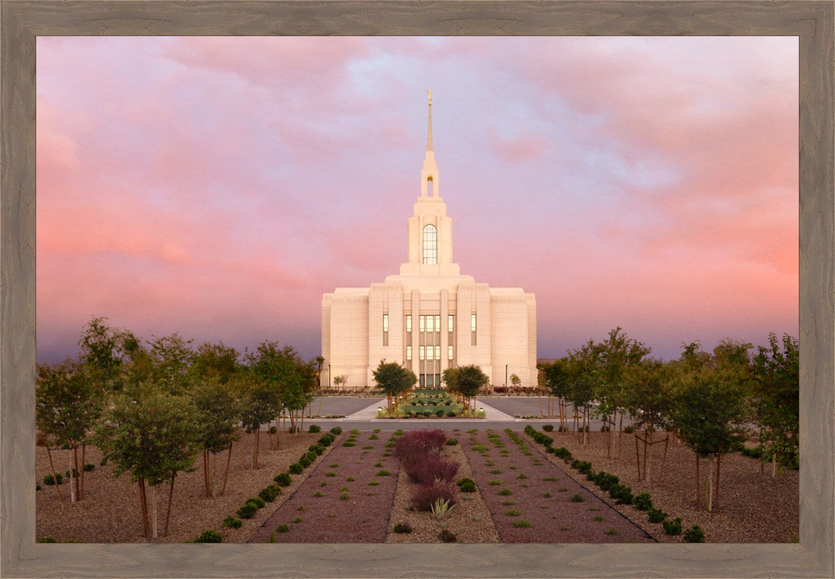 Red Cliffs Utah Glowing Sunset