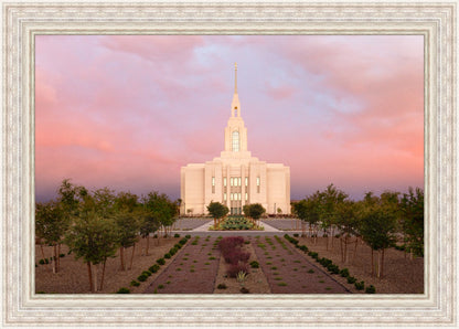Red Cliffs Utah Glowing Sunset