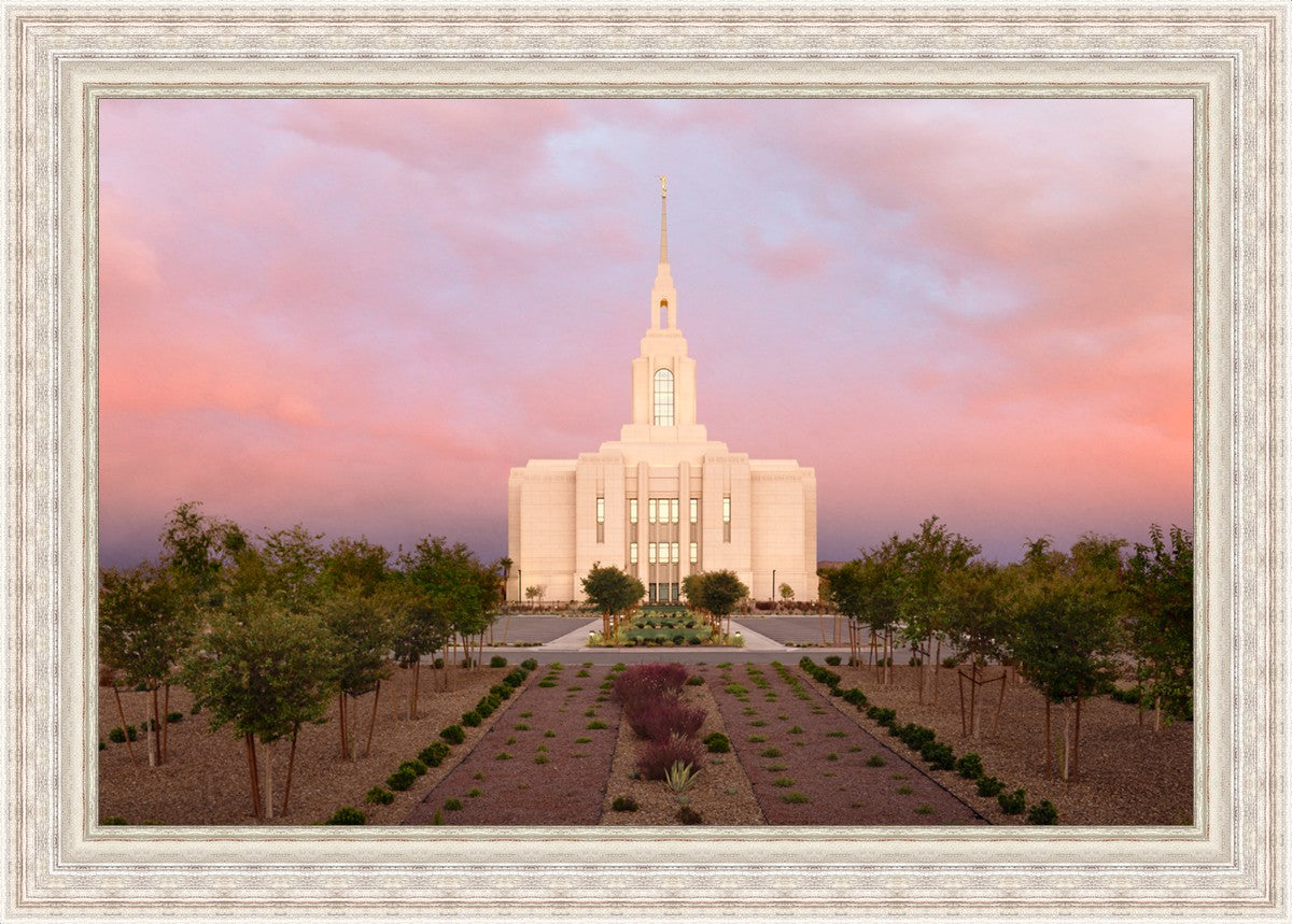 Red Cliffs Utah Glowing Sunset