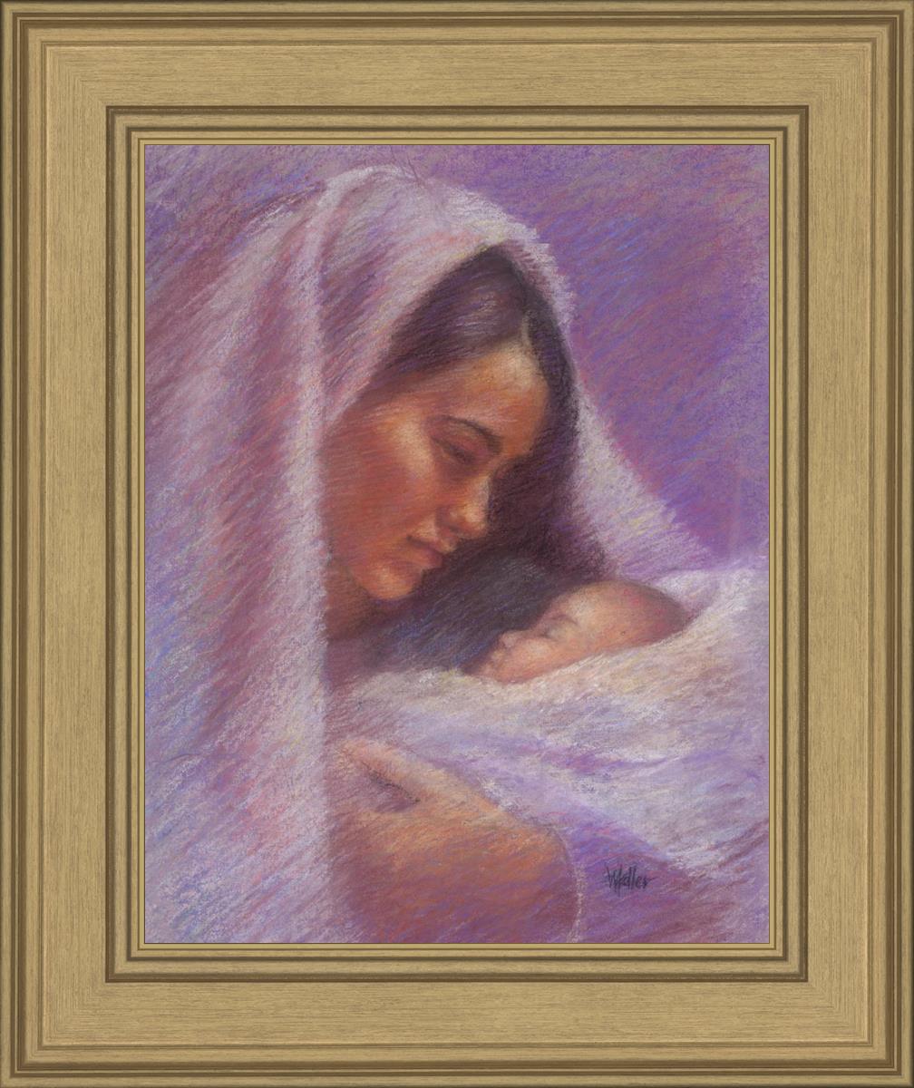 Mary & Jesus Pastel
