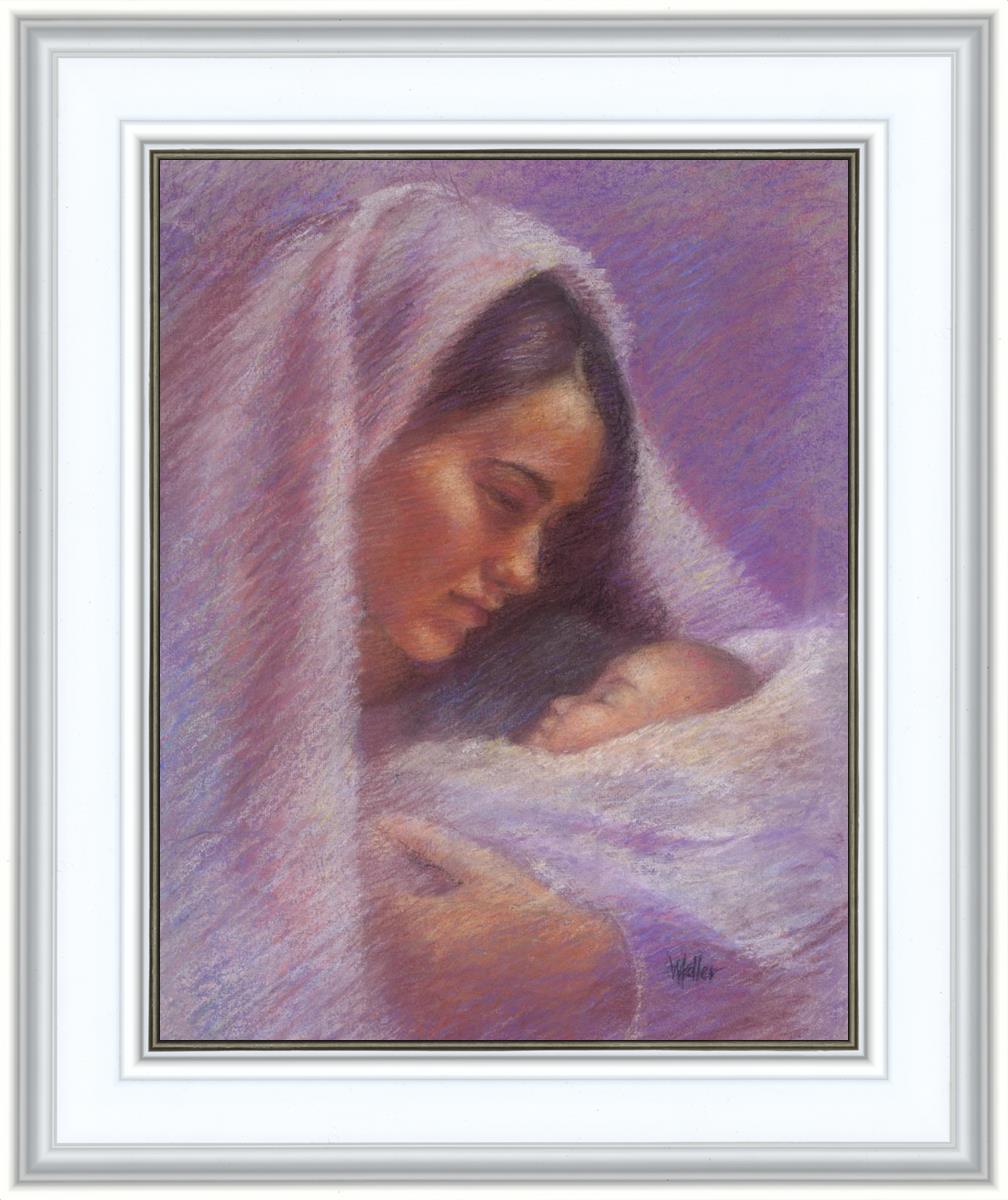 Mary & Jesus Pastel