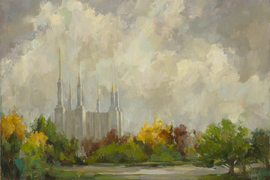 Washington DC Temple Gallery Wrap