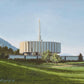 Provo Temple the Morning Breaks