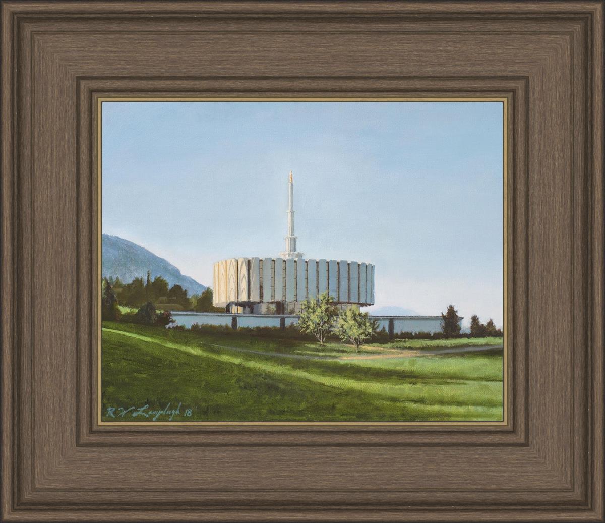 Provo Temple the Morning Breaks