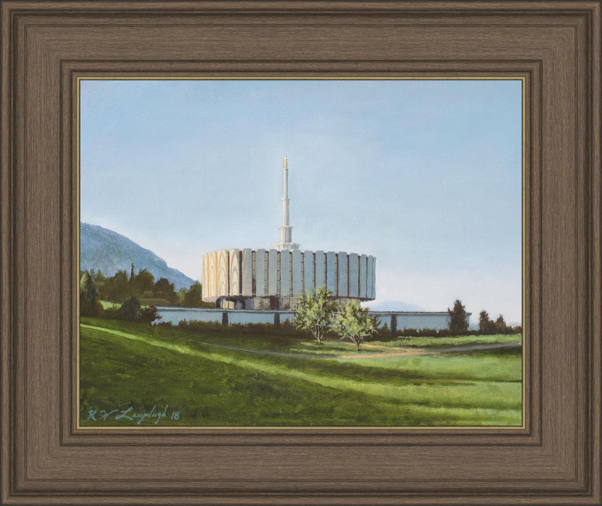 Provo Temple the Morning Breaks