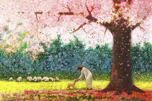 In Green Pastures Large Wall Art