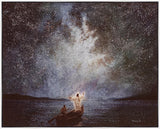 Calm and Stars Large Wall Art Gallery Wrap