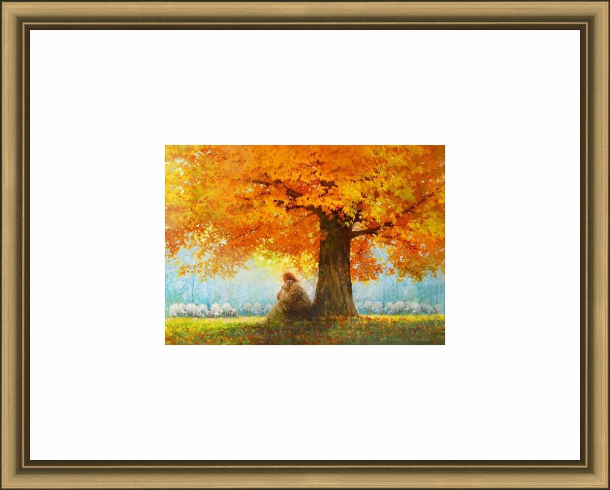 In His Arms Faux Mat