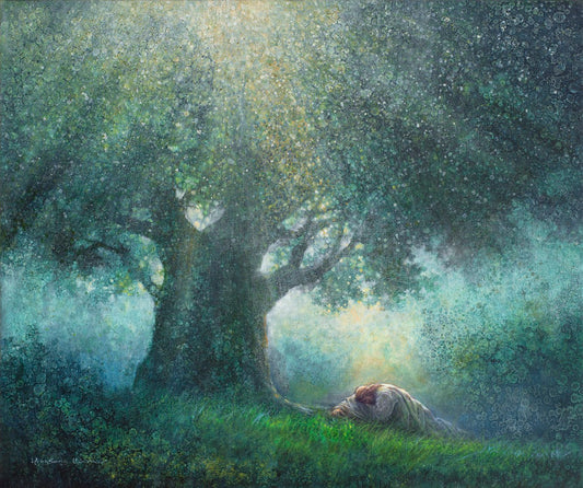 He Has Delivered Us Large Wall Art