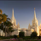 San Diego Temple Sunset