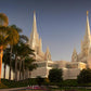 San Diego Temple Sunset