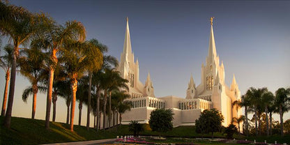San Diego Temple Sunset