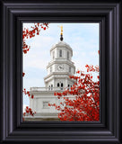 Nauvoo Red Leaves Over Spire