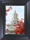 Nauvoo Red Leaves Over Spire