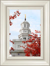 Nauvoo Red Leaves Over Spire