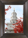 Nauvoo Red Leaves Over Spire