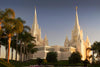 San Diego Temple Sunset