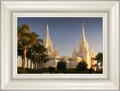 San Diego Temple Sunset