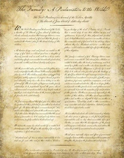 Family Proclamation