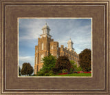 Logan Utah Temple House on a Hill