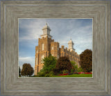 Logan Utah Temple House on a Hill