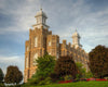 Logan Utah Temple House on a Hill