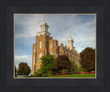 Logan Utah Temple House on a Hill