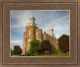 Logan Utah Temple House on a Hill