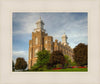 Logan Utah Temple House on a Hill