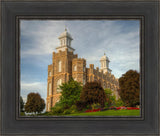 Logan Utah Temple House on a Hill