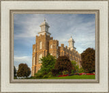 Logan Utah Temple House on a Hill