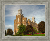 Logan Utah Temple House on a Hill