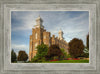 Logan Utah Temple House on a Hill