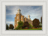 Logan Utah Temple House on a Hill