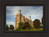 Logan Utah Temple House on a Hill