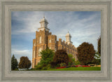 Logan Utah Temple House on a Hill