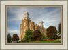 Logan Utah Temple House on a Hill