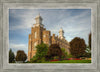 Logan Utah Temple House on a Hill