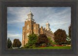 Logan Utah Temple House on a Hill