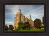 Logan Utah Temple House on a Hill