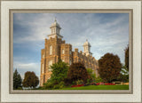 Logan Utah Temple House on a Hill