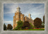 Logan Utah Temple House on a Hill